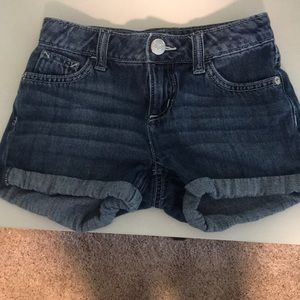Justice girls jean shorts